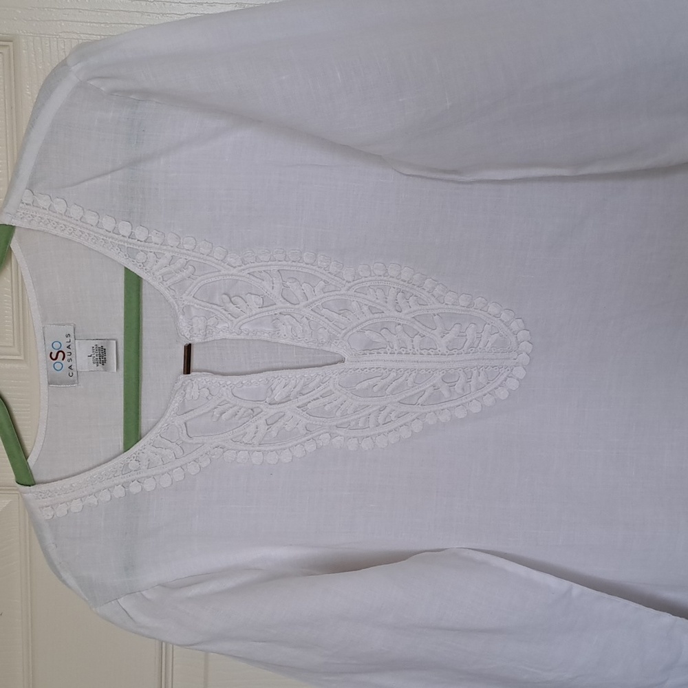 Nwot Linen Blouse